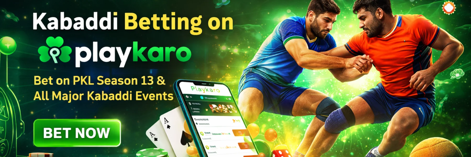Kabaddi Betting on Playkaro – Bet on PKL Season 13 & All Major Kabaddi Events