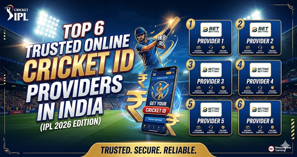 Online Cricket ID (IPL 2026) Top 6 Trusted Betting ID Providers in India
