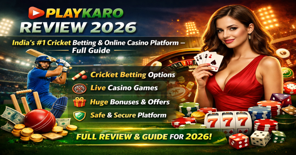 Playkaro Review 2026 India's #1 Cricket Betting & Online Casino Platform – Full Guide