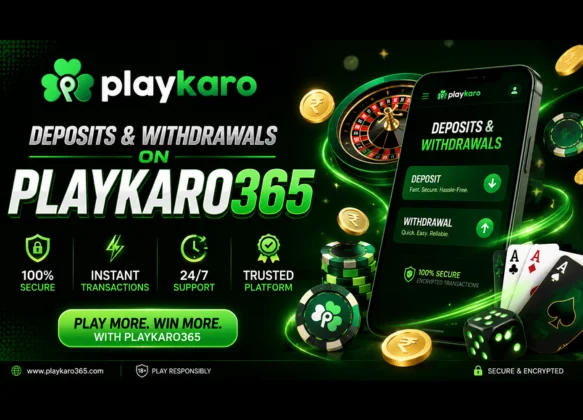 Deposits & Withdrawals on Playkaro365