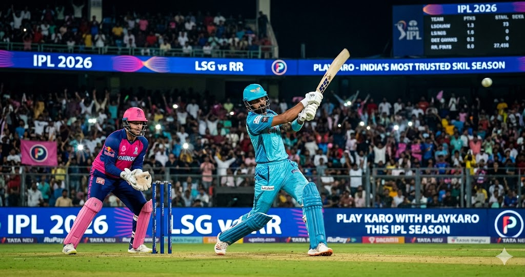 LSG vs RR IPL 2026 — Play Karo With Playkaro This IPL Season